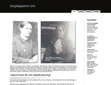 Tablet Screenshot of bergslagsanor.com